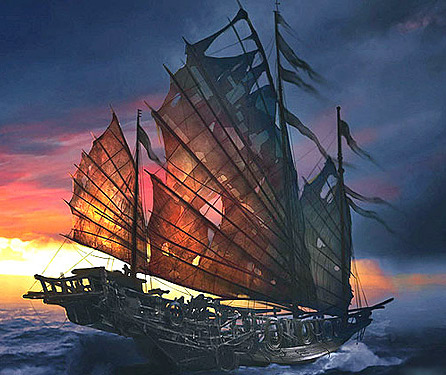 Chinees piratenschip